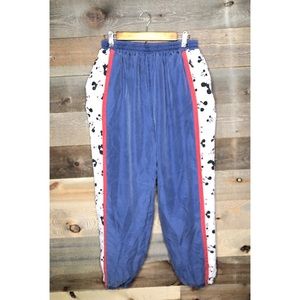 Vintage Mickey Mouse Windbreaker Pants L